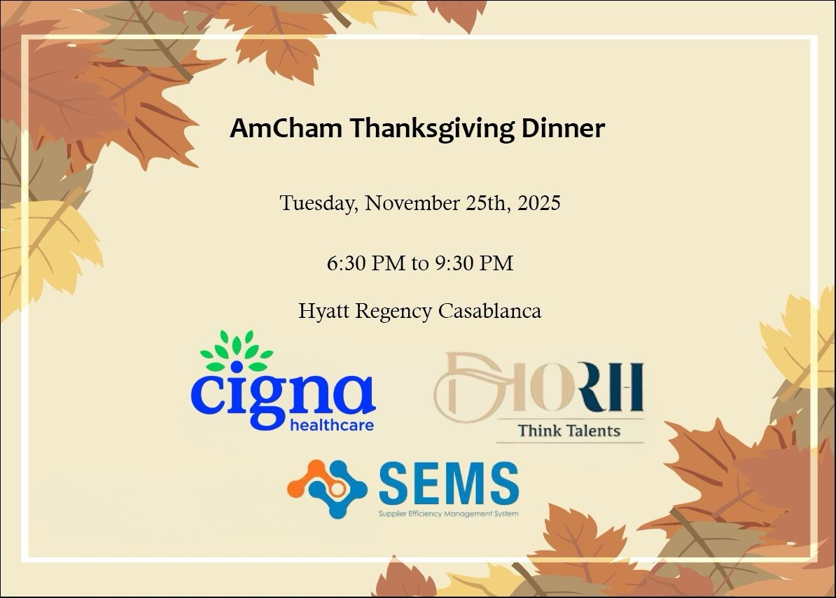 AmCham Morocco Thanksgiving Dinner 2025: SEMS als Sponsor